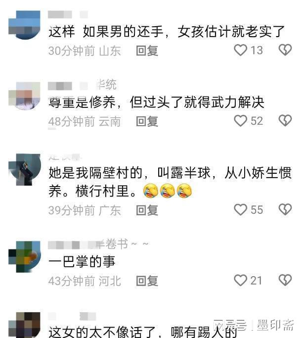 子裆部男的始终全程不敢还手地铁争吵后续：女子猛踹男(图1)